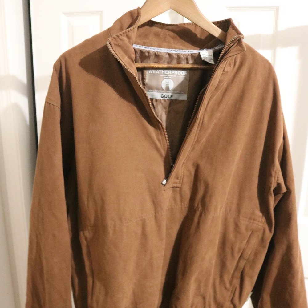 Weatherproof Golf Jacket - Tan